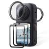 Glass + Lens Guards for Insta360 X6 Screen Protector Ultra-HD Tempered Glass Scratch-resistant Lens Protector Cap Accessories 4
