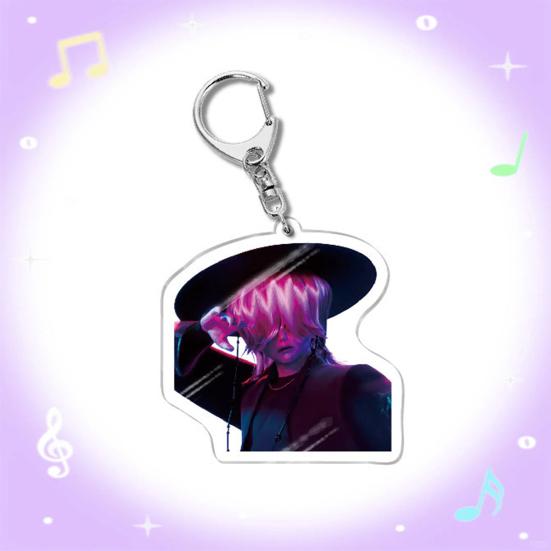 Korean Pop Cartoon Charm Acrylic Anime Character Boy Tiger Keychain Charm Cute Bag Backpack Charm Collectible Gift for Fans