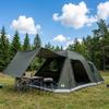 Cabin Tent with Roof Army Green 12 Person Polyester and Steel