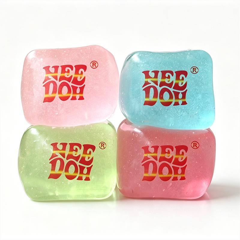 Needoh Schöner leuchtender Würfel Stressabbau Spielzeug Regenbogenverlauf Würfel Malz Squeeze Langsam aufsteigend Squishy Sensorik Spielzeug Geschenk