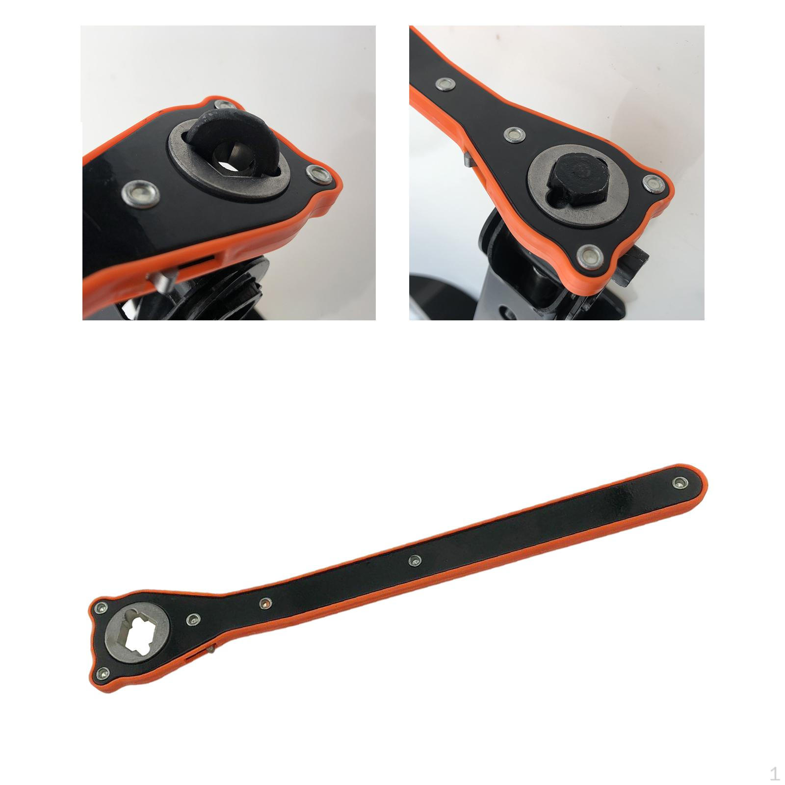 

2 in 1 Auto Labor saving Wrench, Scissor Jack Garage Tire Wheel Lug Wrench Handle Car Spare