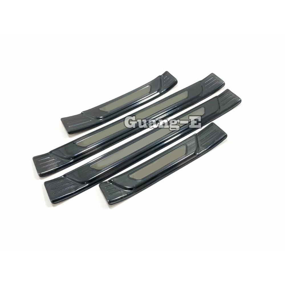 For Hyundai Sonata DN8 10Th     Car Stainless Steel Door Sill Scuff Plate Cover Trim Outside External Threshold