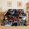 Re della Pop Star MJ Michael Jackson Coperta di Flanella Morbida Calda Coperta da Divano per Camera da Letto Soggiorno Letto Viaggio Campeggio Picnic