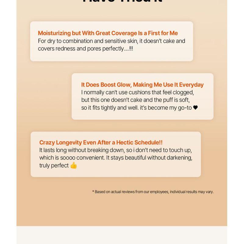 Ongredients Skin Barrier Glow Cover Cushion - 10 Colors