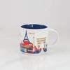 Ins City Cup USA City Bone China Mug Global Collection Ceramic Japan England London Paris Hawaii Chicago New York City Mug 400ML