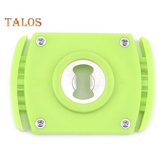 

Бутылка с гладкими краями и открывалка для банок для снятия стресса Портативная универсальная открывалка для газированного пива из нержавеющей стали трава зеленый