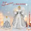 Christmas Angel Tree Topper,Xmas Ornament Star LED Top for Indoor Bedroom Party Home