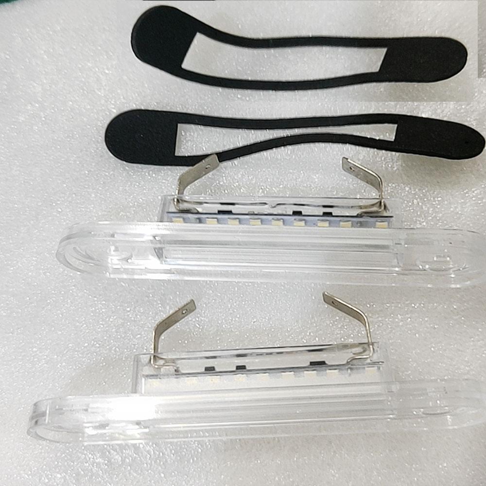 1Pair LED License Plate Light A1248200256 for Mercedes-Benz W124 W201 W202