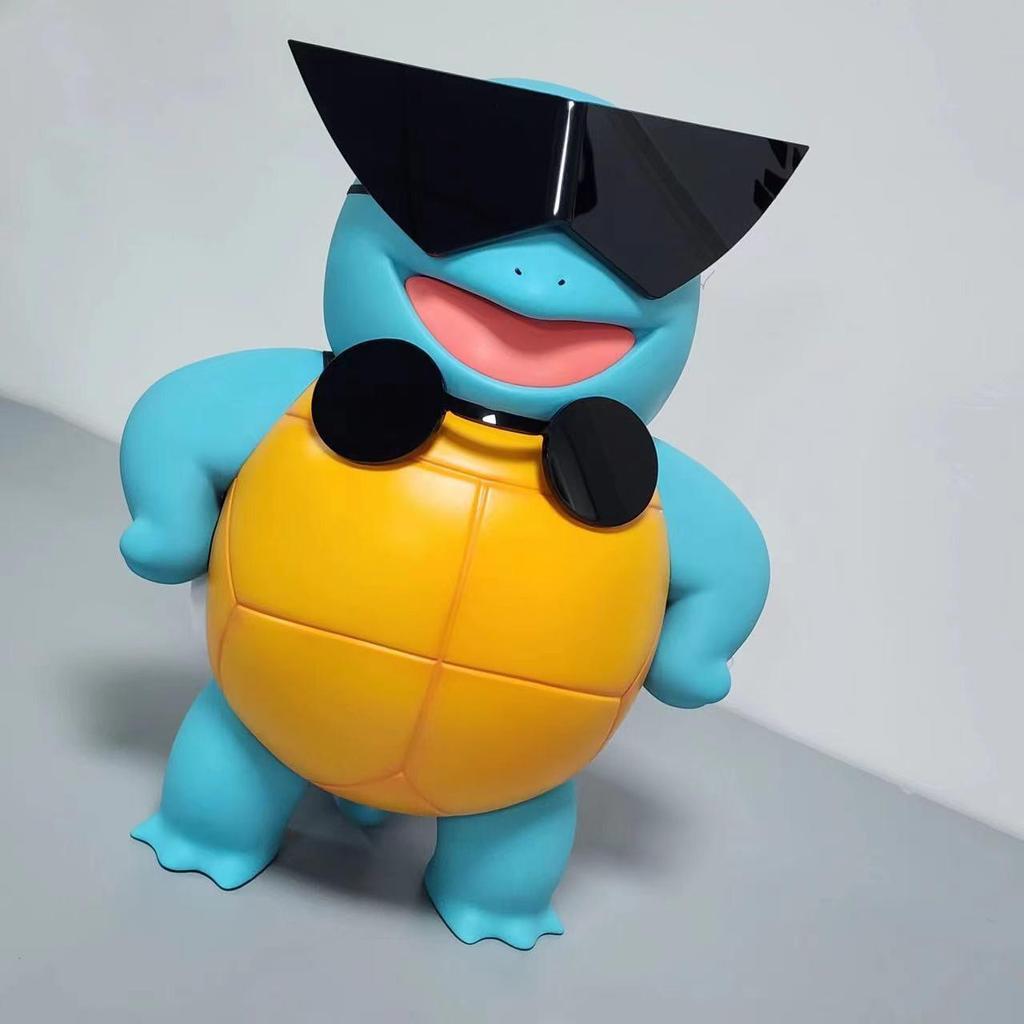 Tsundere Squirtle Golduck 1:1 Pokemon Figurine - Large Trendy Toy