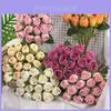 Rose Artificial Flower Bouquet For Wedding Home Decor With Silk Material And Elegant Design