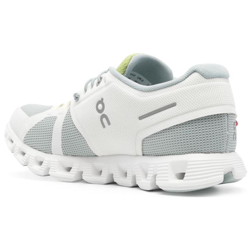 On Cloud 5 Push Rutschfest Abriebfest Niedrig geschnitten Freizeit Laufschuhe Damen Grau Weiß 69-97999