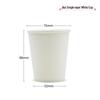 Gobelets en papier blanc jetables