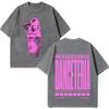 Madonna Confessions Ii Album Tour 2026 Print Vintage Washed Tshirt Men Women Fashion Loose Casual Cotton Hiphop Tshirts Tops
