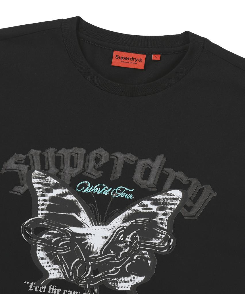 Syupeodeulai Butterfly T-Shirt Black