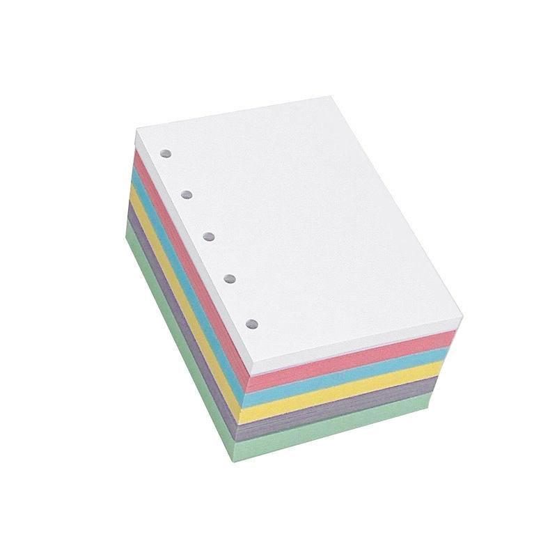 M5 Planner Five-Hole Blank Colored Refills, Macaron Tone Thick Loose-Leaf Inner Pages.