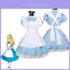 Elegantes Alice im Wunderland Kostüm mit atmungsaktivem Stoff und exquisiter Verarbeitung