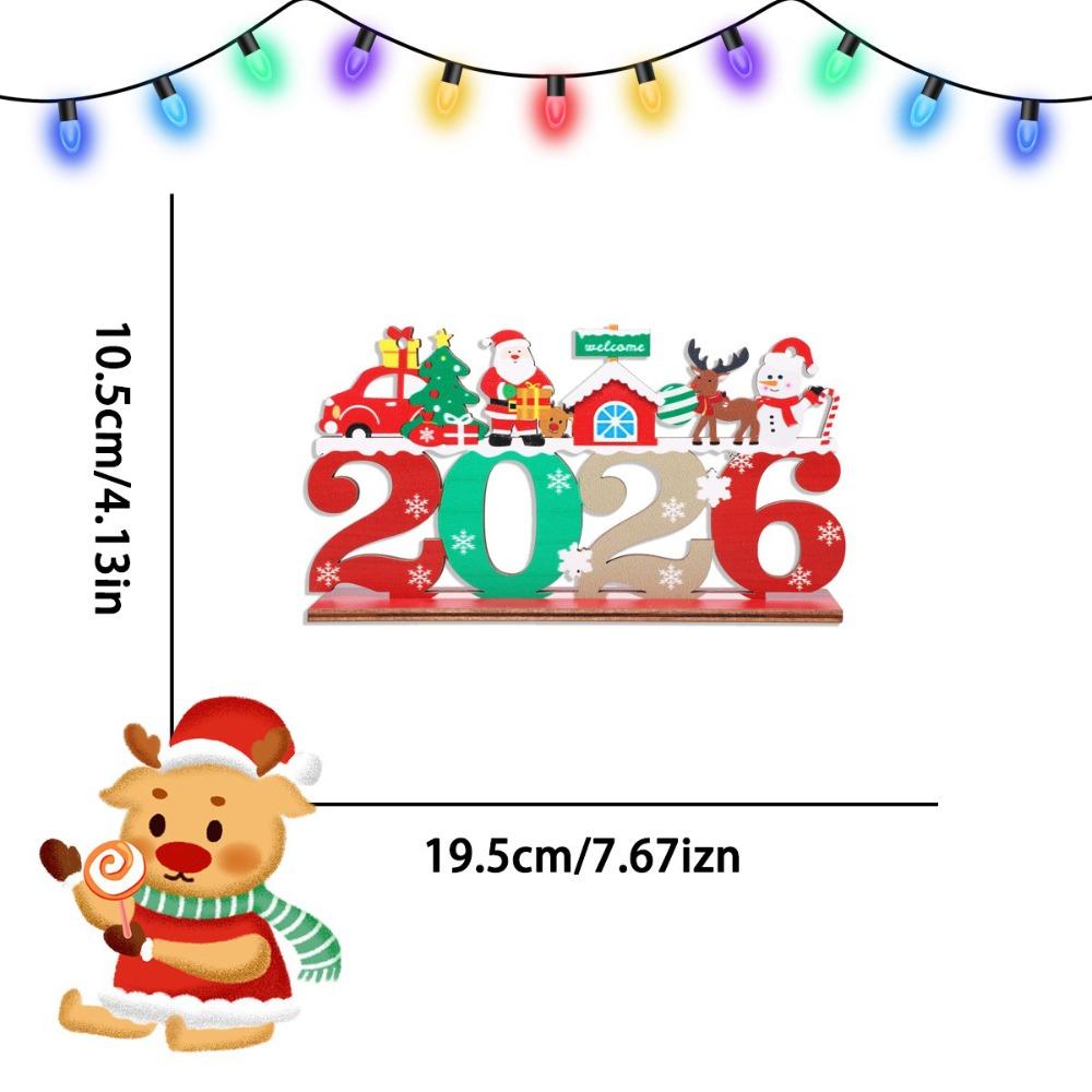 

Handicrafts Christmas Wooden Pendant Wooden Navidad Decoration Christmas Decoration Christmas Gift S Style 2