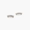 J.Lauren 01M01663 Arched Cubic Zirconia Earrings