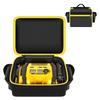 Cordless Tool Storage Holder Organizer Protective Case for 20V Tire Inflator with Pocket Air Compressor Carrying Bag