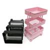 1:12 Dollhouse Mini Storage Cart Dolls Kitchen Bedroom Furniture Books Organizer