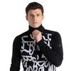 Mens Speed Jacquard Half Zip Long-Sleeved Sweatshirt