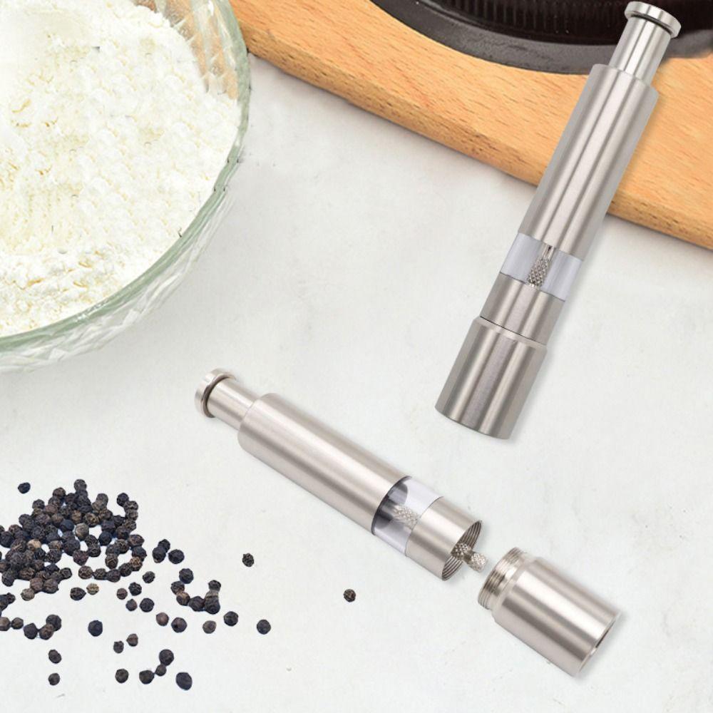 Manual Manual for Cooking Thumb Push Salt Pepper Grinder Food Grinder Kitchen Tools Pulverizer