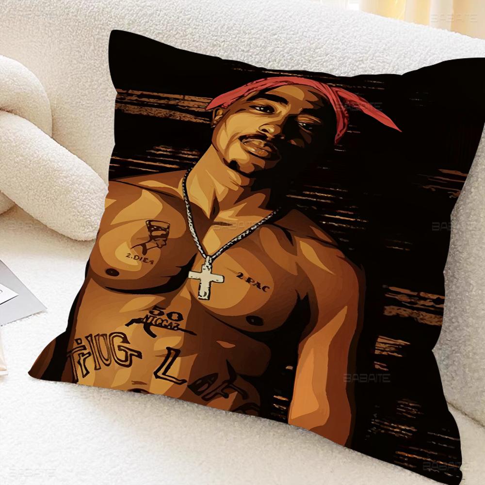 Rapper 2P-AC Personalized Pillow Dust Cover Bedroom Kids Party Decoration Pillowcase Birthday Children Gift