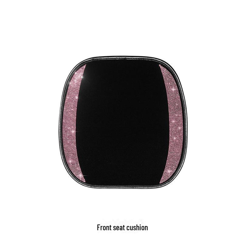 

Комплект подушек на сидение автомобиля для женщин Sparkling Diamond - 4 сезона, универсальная посадка, простой дизайн, одна или три части