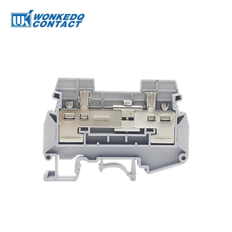 URTK/S ERTK/S Jednoduchý test Odpojovací svorkovnice Univerzální šroubové připojení Drátový elektrický konektor DIN lišta Svorkovnice