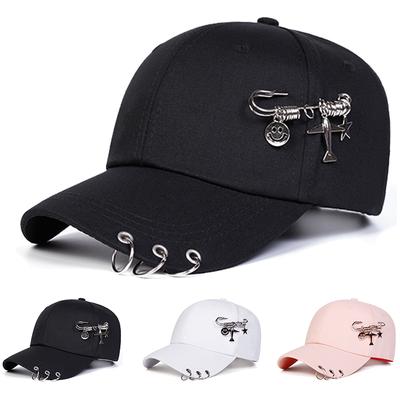 Berretti da Baseball Unisex con Anello di Ferro Primavera Autunno Outdoor Regolabili Cappelli Casual Cappello Parasole Cappello Sportivo
