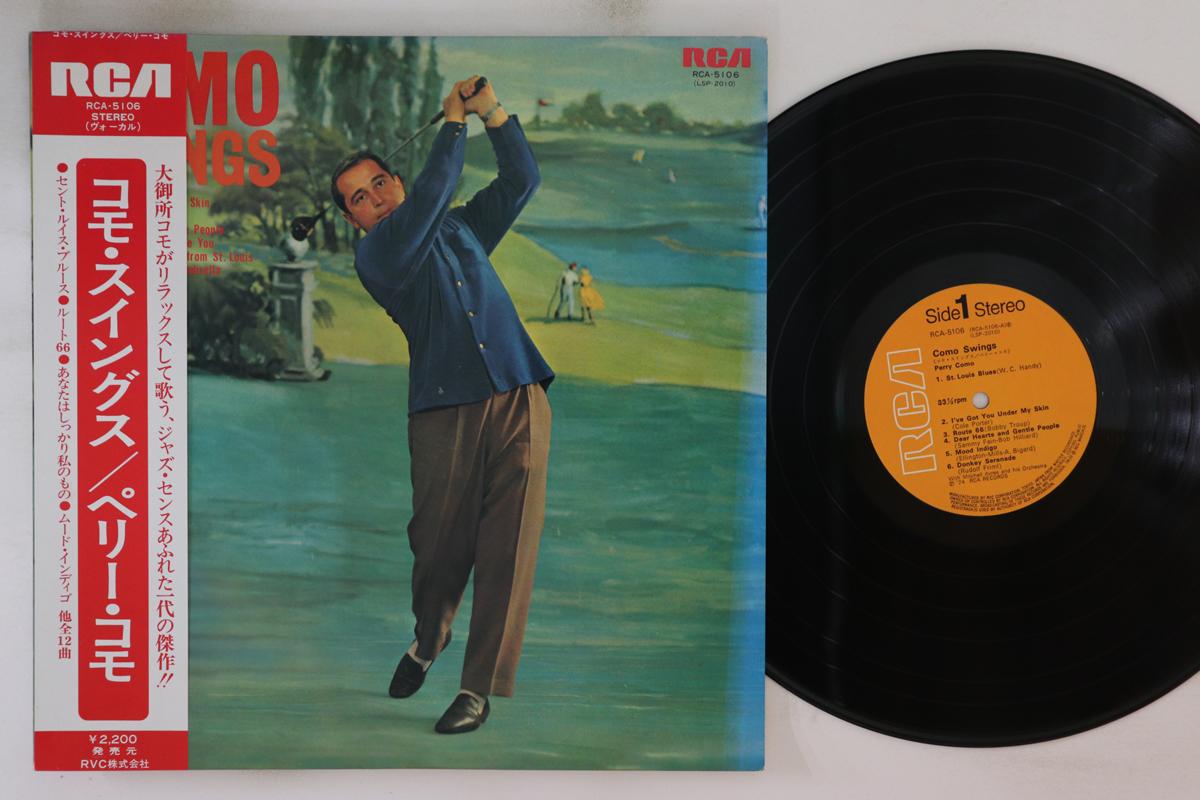 

LP Record PERRY COMO - Como Swings RCA5106 RCA Japan Obi Pop Used