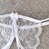 Dámské Kalhotky Krajka Otevřený rozkrok Průhledný Mašlička Dekor Jednobarevná Tanga G-string Dáma Nízký pas Tenké Intimní Dámské Spodní prádlo