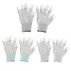 1~10PCS Anti Static Gloves Electronic Working Gloves Household Clean Knitted Gloves Non-slip Wear-resistant Industrial