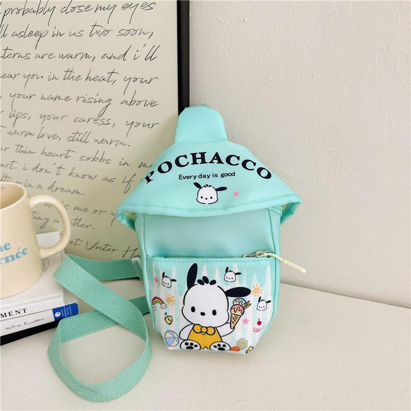 My Melody Kids Outdoor Crossbody Bag Cute Cartoon Nylon Preschool Chest Pack For Toddlers