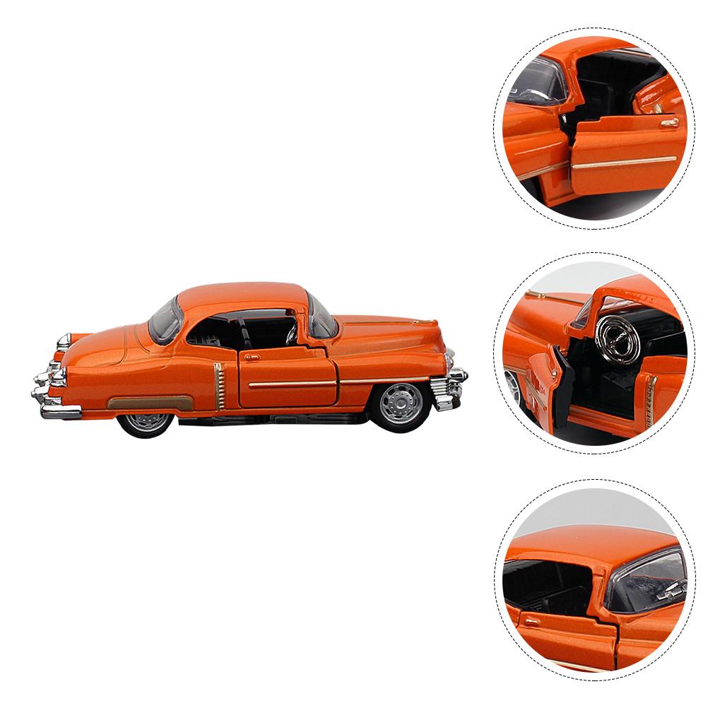 1/36 Méretarányú Cadillac Vintage Autók Ötvözet Die-Cast Húzható Hátra Fém Modell Klasszikus Autó Gyűjtői Darab Gyerekeknek Felnőtteknek Ajándék Die-Cast Nyitható Ajtós Autó