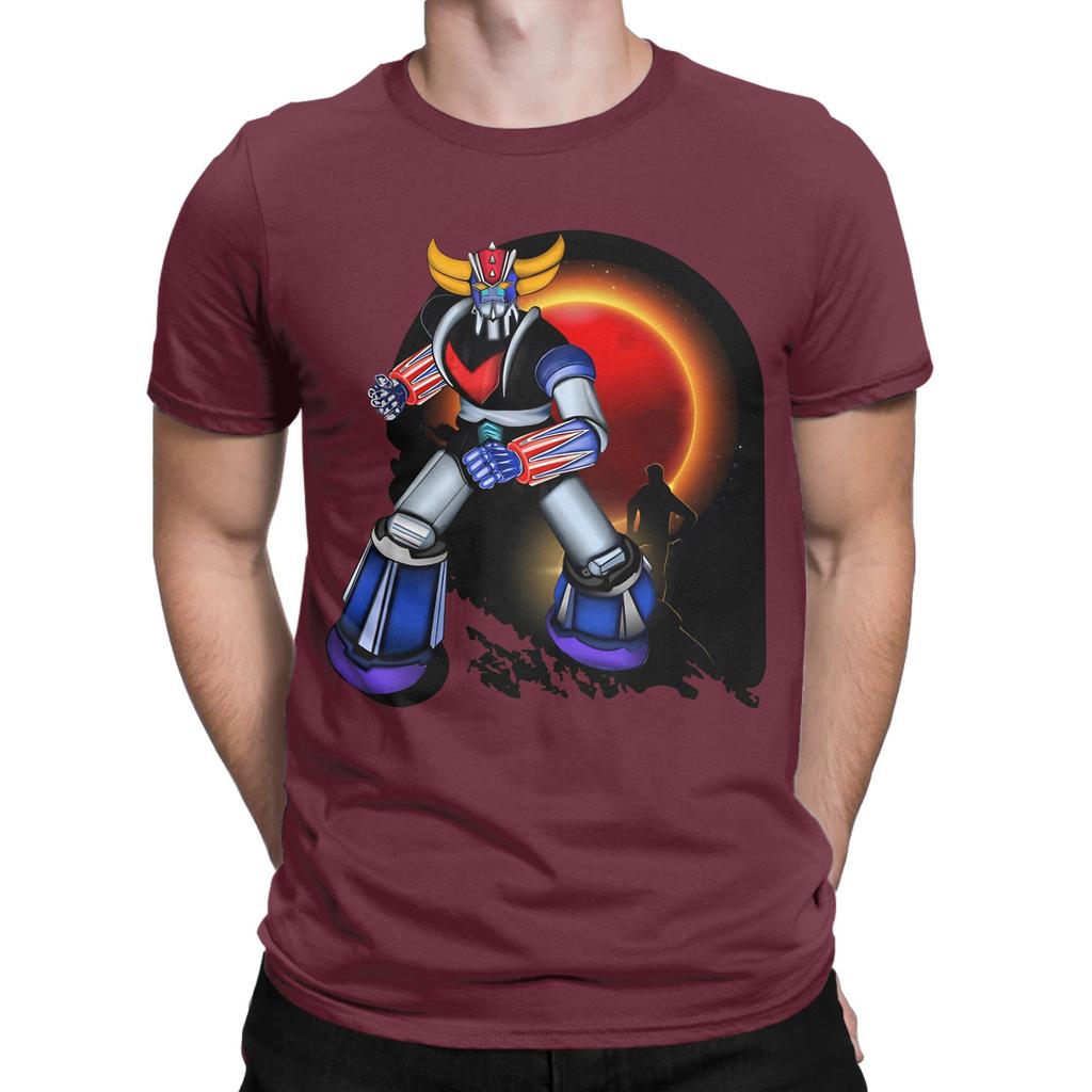 Grendizer Red Moon Novelty 100 Cotton Tshirt Goldorak Tops Tees For Unisex