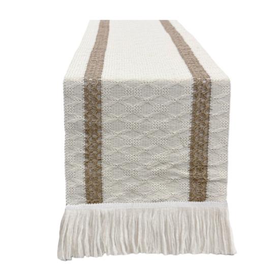 Nordic Table Runner Fringe Long Tablecloth for Coffee Table TV Stand Tea Table 140cm E
