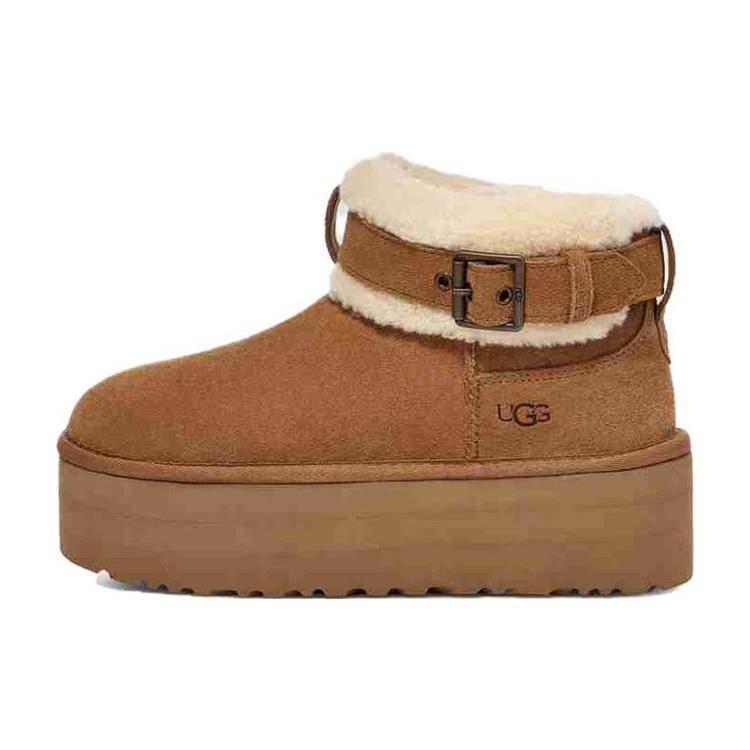 (WMNS) UGG Ultra Mini Belted Roller Boot Chestnut Women s 1144041-CHE EU 40