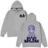Straight Fit Printed Hoodie Unisex Streetwear Casual Sweatshirt