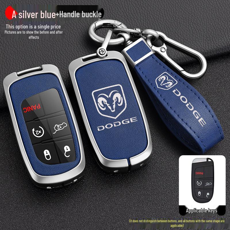 Dodge Journey Key Cover for 13/14/15/16 Models - Durable Shell and Buckle Design