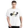 Funny Egg Fitness Gym Weight Lifting Printing T-shirt Summer Casual Tops Cotton T Shirt Men's Clothing Oversized Tshirt
