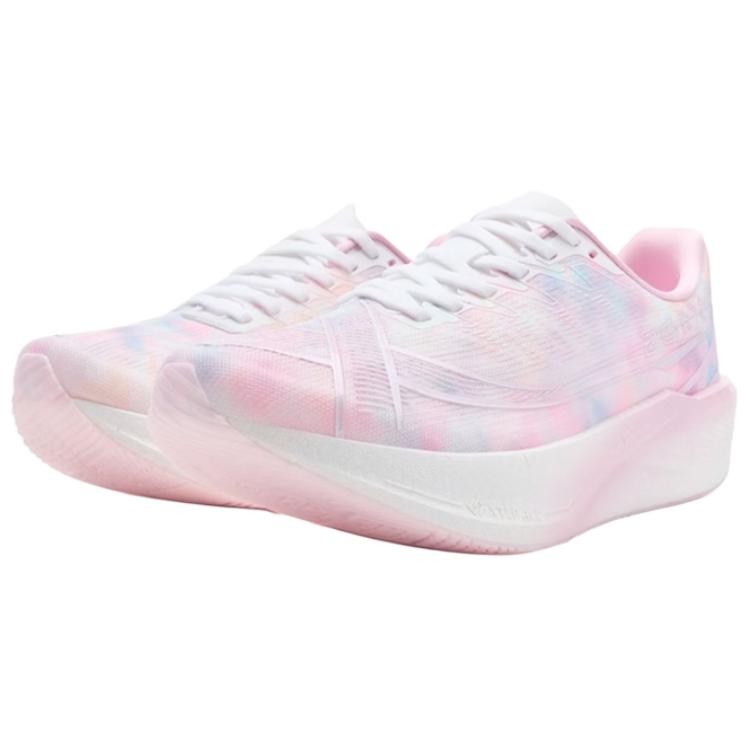 Xtep 260X 2.0 Bequemer Low-Top Carbonplatten Marathon Trainings Renn Laufschuh Damen Sneaker Rosa Lila 975218110065-9