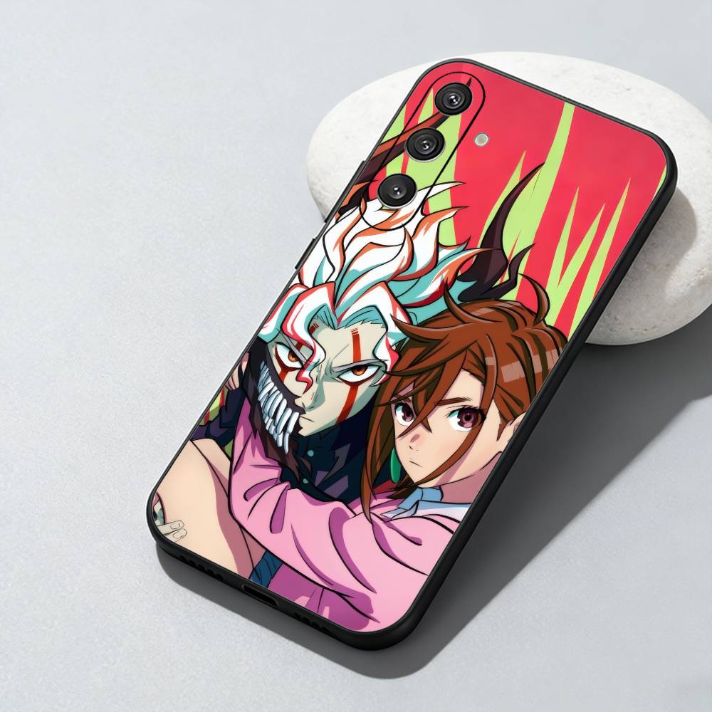 M-Momo X O-Okarun DanDDanS Phone Case For Samsung Galaxy A73,A72,A71,A70,A52,A51 Others Soft Black Cover Samsung a51 4g