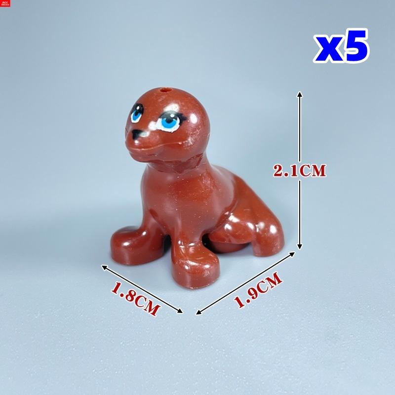 MOC Bricks Ocean Animal Plant Coral Sea Scene Shark Octopus Manta Fish Clownfish Building Blocks Toys Children Gift