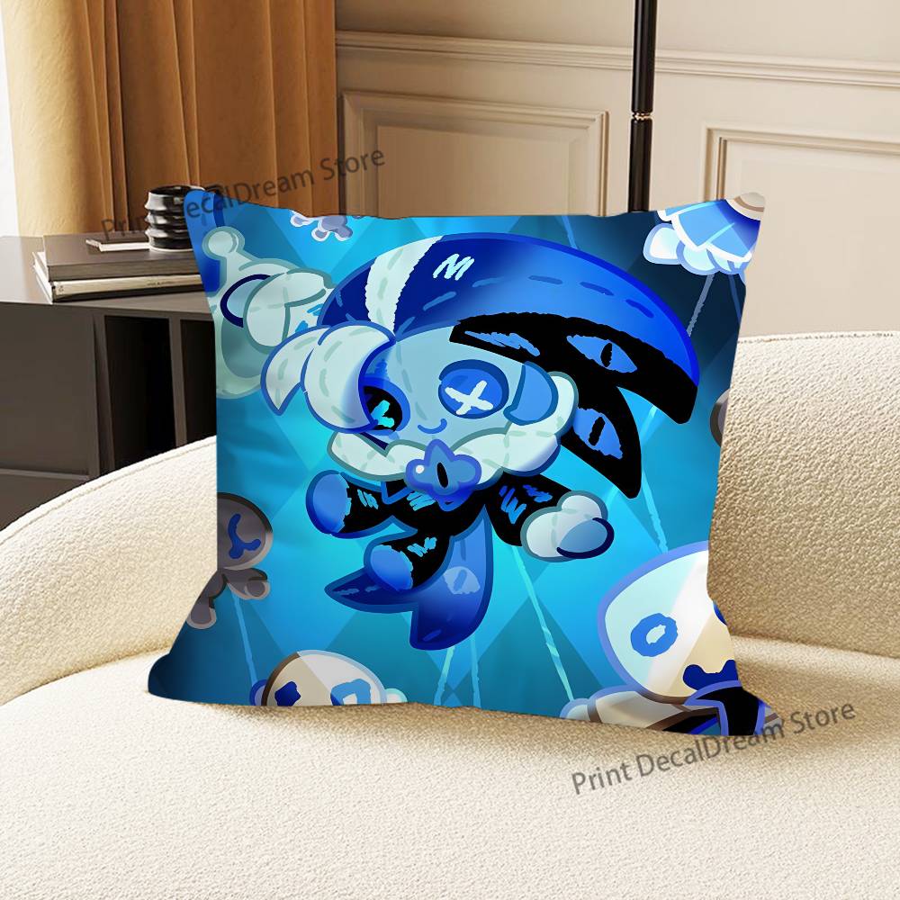 CCookie Shadow Milk Pillow Case For Sofa Decor Car Office Room Printing Cushion Cover Decorations and Protector
