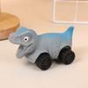 With Wheel Cartoon Fidget Toy Stretchable Car Cute Pinch Toy Dinosaur Squeeze Toy  Kids Tricky Doll