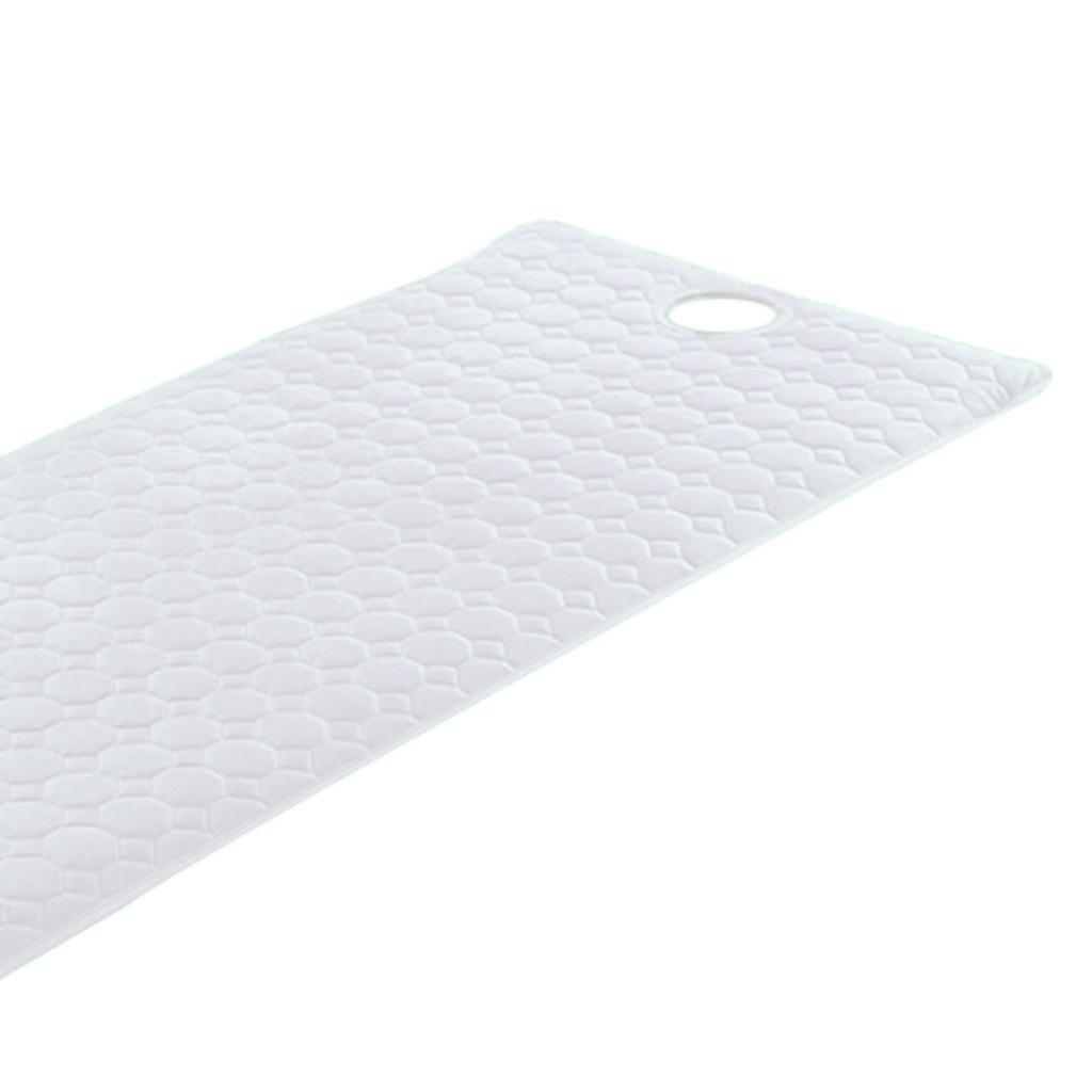 Buy Salon Massage Bed Mattress Sheet Fitted Cover Pad Mat with Face Hole Purple at affordable