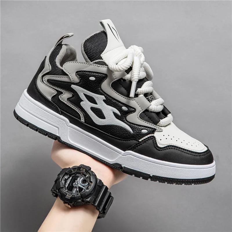 Stil Schuhe Sommer atmungsaktiv leicht bequem hohe Qualität trendig Mesh lässig Herren Slipper Skate Schuhe Mode