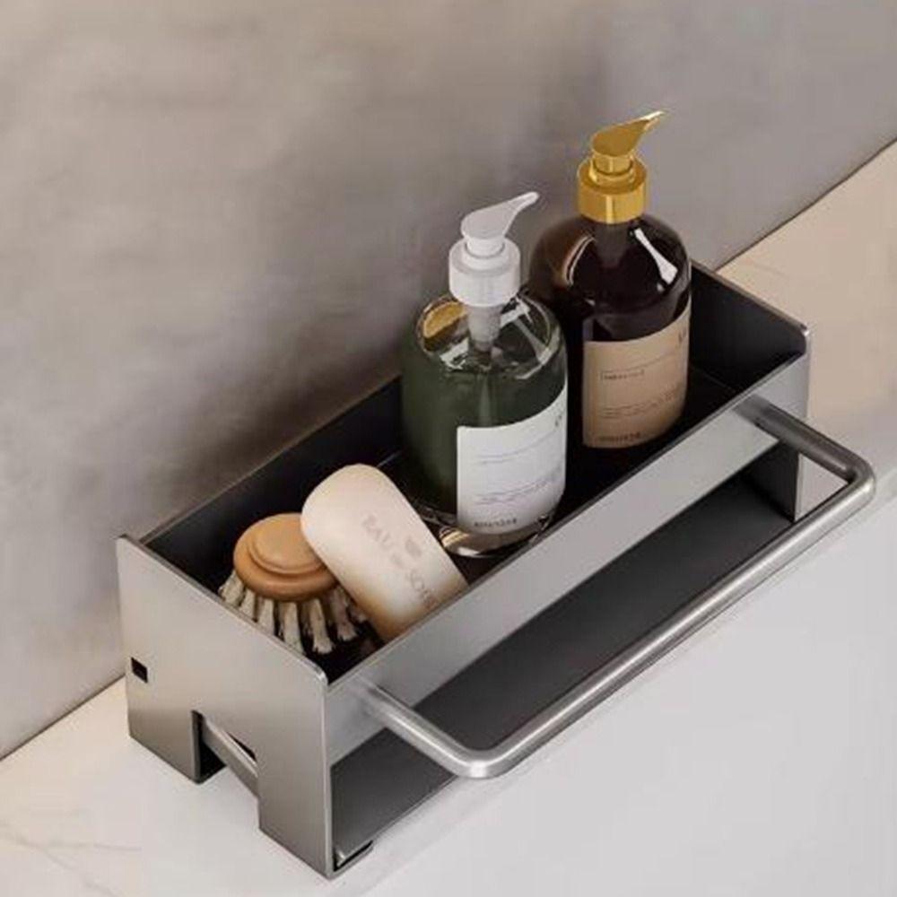 Self-draining Sink Drain Rack Carbon Steel Sink Stand Multifunctional Sink Sponge Holder  Bathroom