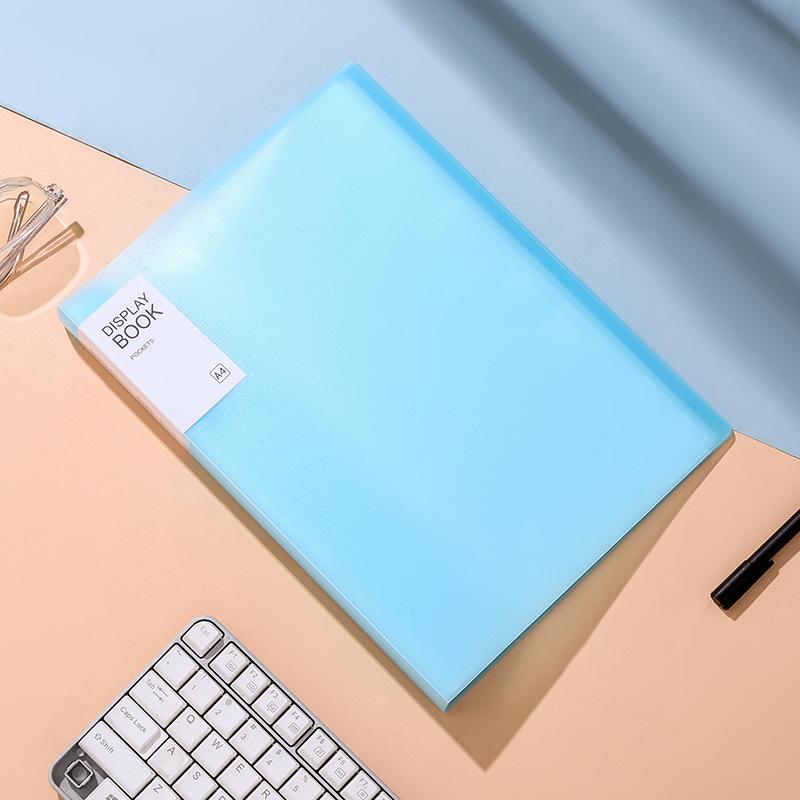 A4 Transparent Multi-Layer Document Holder Ring Binder for Students